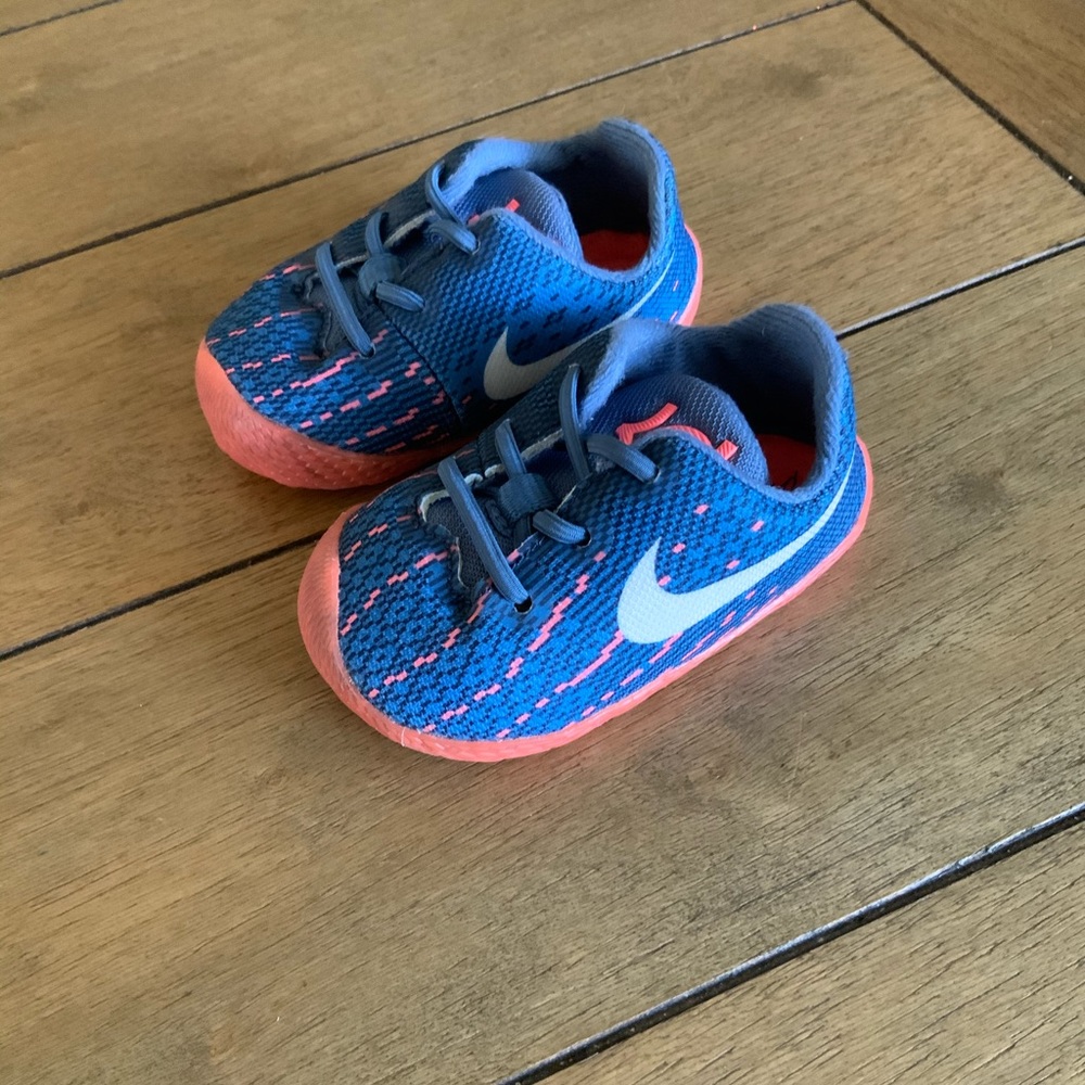 Nike KD 8’s size 3c blue/coral